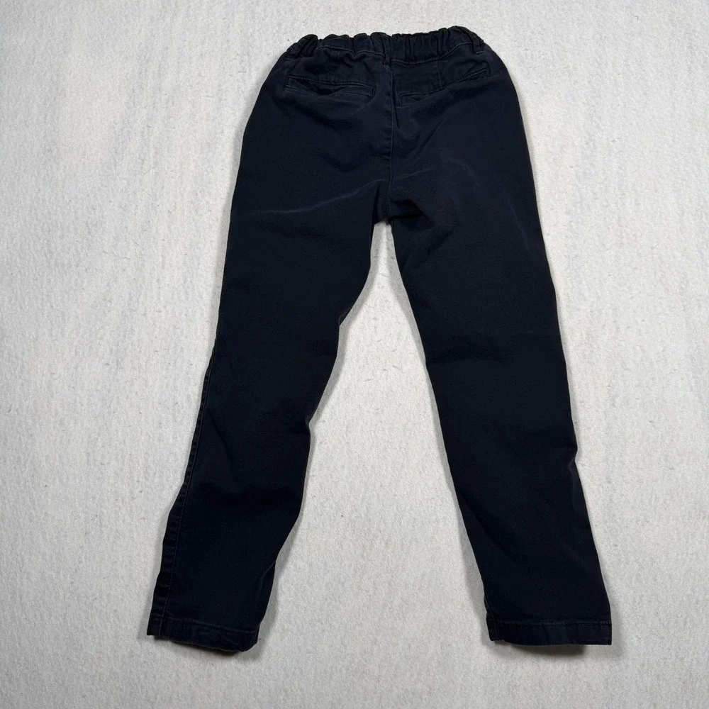 The Childrens Place Boys Navy Blue Chino Pants Size 8 Elastic Waist Trousers